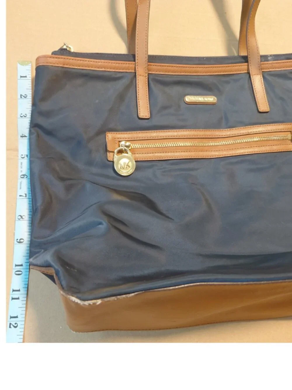 Michael Kors Black/Brown Nylon Bag